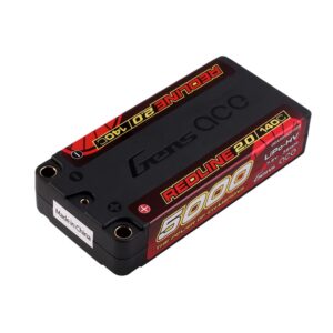 Gens Ace GC2H5000-140G5 Li-Po HV Car Hard Case 2S1P 7.6V 5000mAh 140C with 5mm