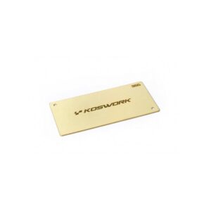 Koswork KOS04222 SHORTY LIPO WEIGHT 94X46X1.0MM - 36G
