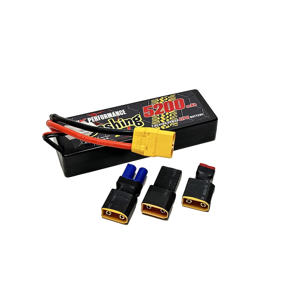 Pink Performance PP3-2S5200-M BASHING LIPO 2S 7.4V-5200-50C (MULTI) 139X47X25MM 310G - Image 2