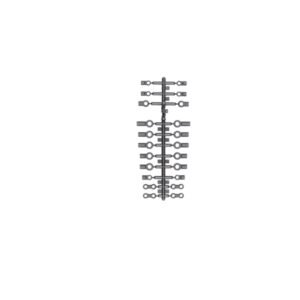 Team Associated AS92579 RC10B7.1 ROD ENDS