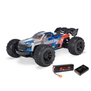 ARRMA ARA2508ST1 1/16 MINI KRATON 3S DSC 4X4 RTR with Batt/Charg, Red/Blue