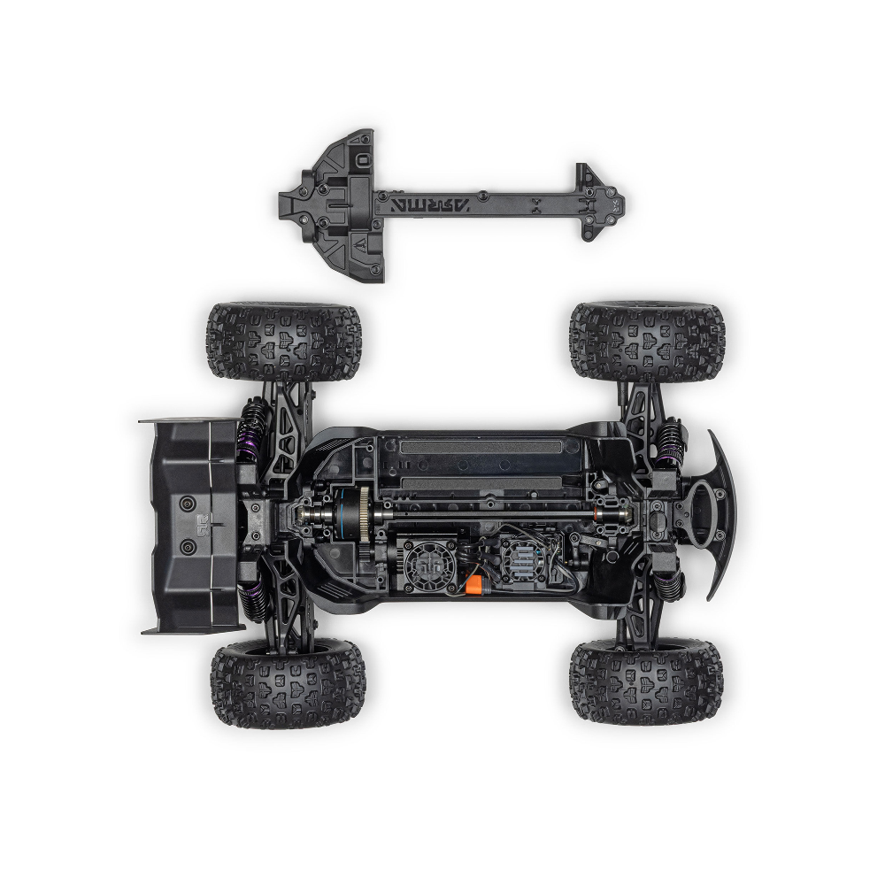ARRMA ARA2508ST2 1/16 MINI KRATON 3S DSC 4X4 RTR with Batt/Charg, Teal/Pink - Image 10