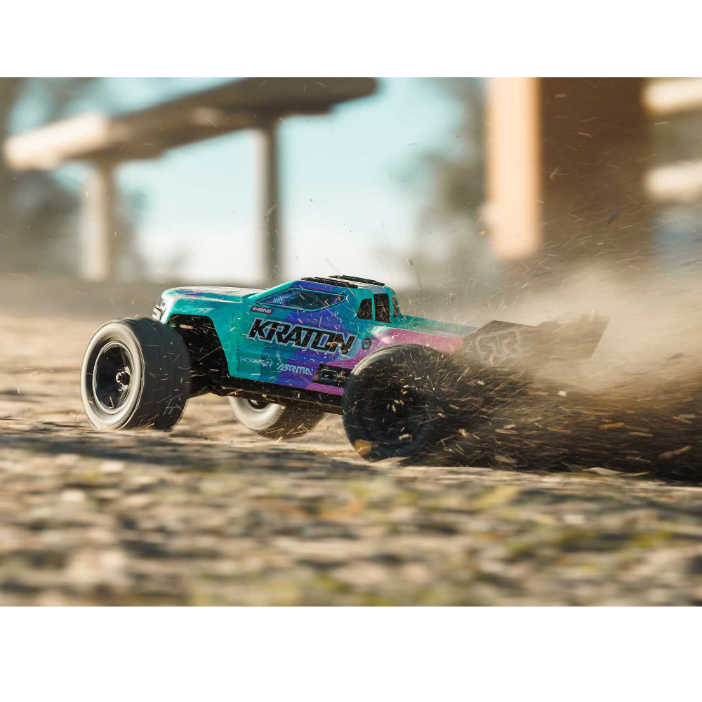 ARRMA ARA2508ST2 1/16 MINI KRATON 3S DSC 4X4 RTR with Batt/Charg, Teal/Pink - Image 19