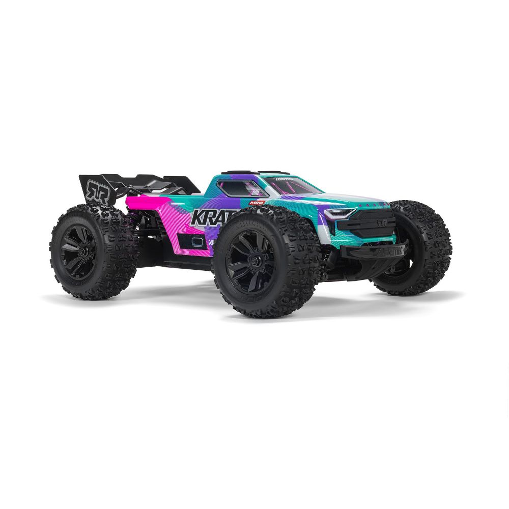 ARRMA ARA2508ST2 1/16 MINI KRATON 3S DSC 4X4 RTR with Batt/Charg, Teal/Pink - Image 3
