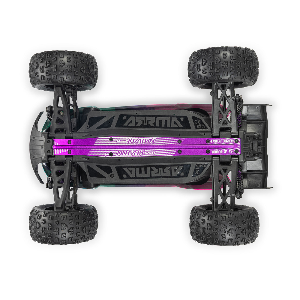 ARRMA ARA2508ST2 1/16 MINI KRATON 3S DSC 4X4 RTR with Batt/Charg, Teal/Pink - Image 8