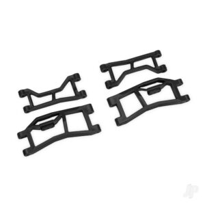 Traxxas TRX10727-BLK Black WideMaxx Rear Upper and Lower HD Suspension Arms
