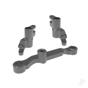 Traxxas TRX10743-GRAY Aluminium Steering Bellcranks, Draglink (Grey Anodised) with Hardware - Mini Maxx