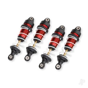 Traxxas TRX10765-RED GTR Long Shocks (4) Red Anodised - Mini Maxx