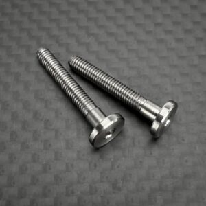 R1 Wurks R1W-900269-20 Titanium M3 X 20mm Low Profile Upper Shock Mount Button Head Screws (2 PCS)