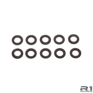 R1 Wurks R1W-990120-050 Black Alloy Shims – 10 PCS (0.50MM)
