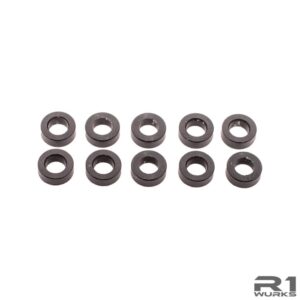R1 Wurks R1W-990120-200 Black Alloy Shims – 10 PCS (2.0MM)