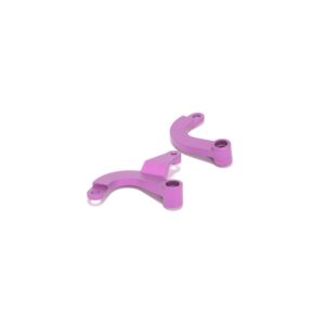 Schumacher U9546 Purple Alloy Steering Radius Arms (pr) - C2W