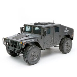 E-ZEE RC EZ-G2069BK 1/16 4WD RC Hummer Military Truck - Black
