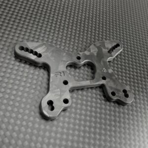 R1 Wurks R1W-900266-F Forged Carbon Fibre -2mm Front Shock Tower (Schumacher Cat PB)