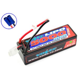 VOLTZ VZ0343EC5 5000mah Hard Case 11.1v 50c Lipo Stick Pack Ec5
