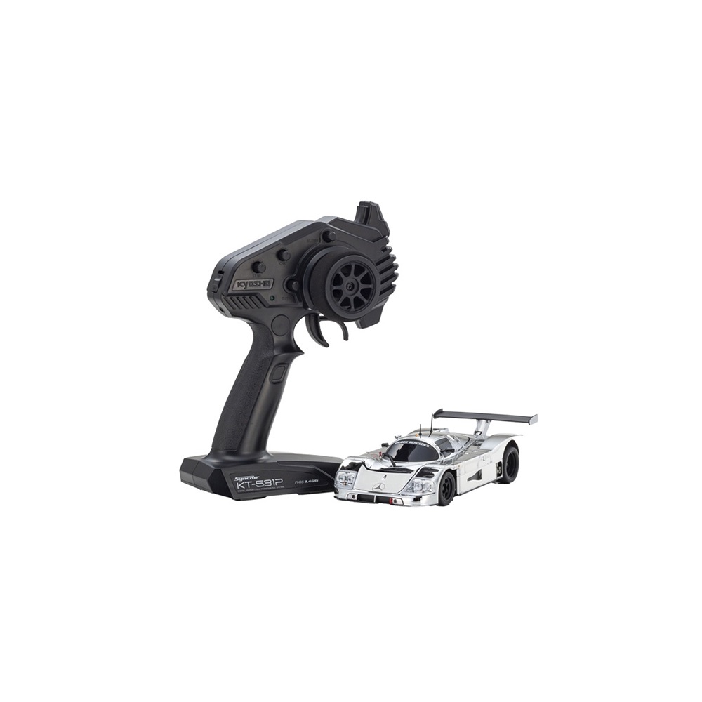 Kyosho K.32362CRG MINI-Z MR04 RWD SAUBER MERCEDES C9 CHROME SILVER (W-LM W/GYRO)