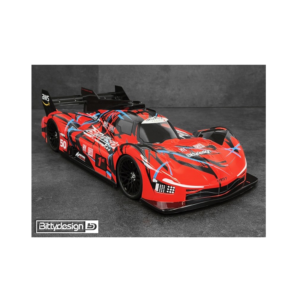 Bittydesign BD-LMH-190499T 499T 1/10 LMH 190mm Wheelbase Tamiya TT-02 Body - Image 4