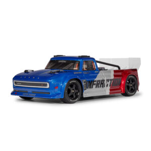 ARRMA ARA4315V4T1 1/8 Infraction 223S DSC 4X4 RTR Street Bash, Blue/Red