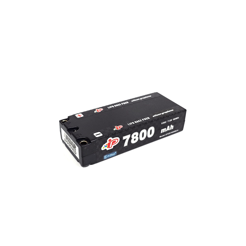 Intellect IPDT2S7800MC4 LIPO LIHV 7800MAH 2S 25.1MM M/STICK 7.6V