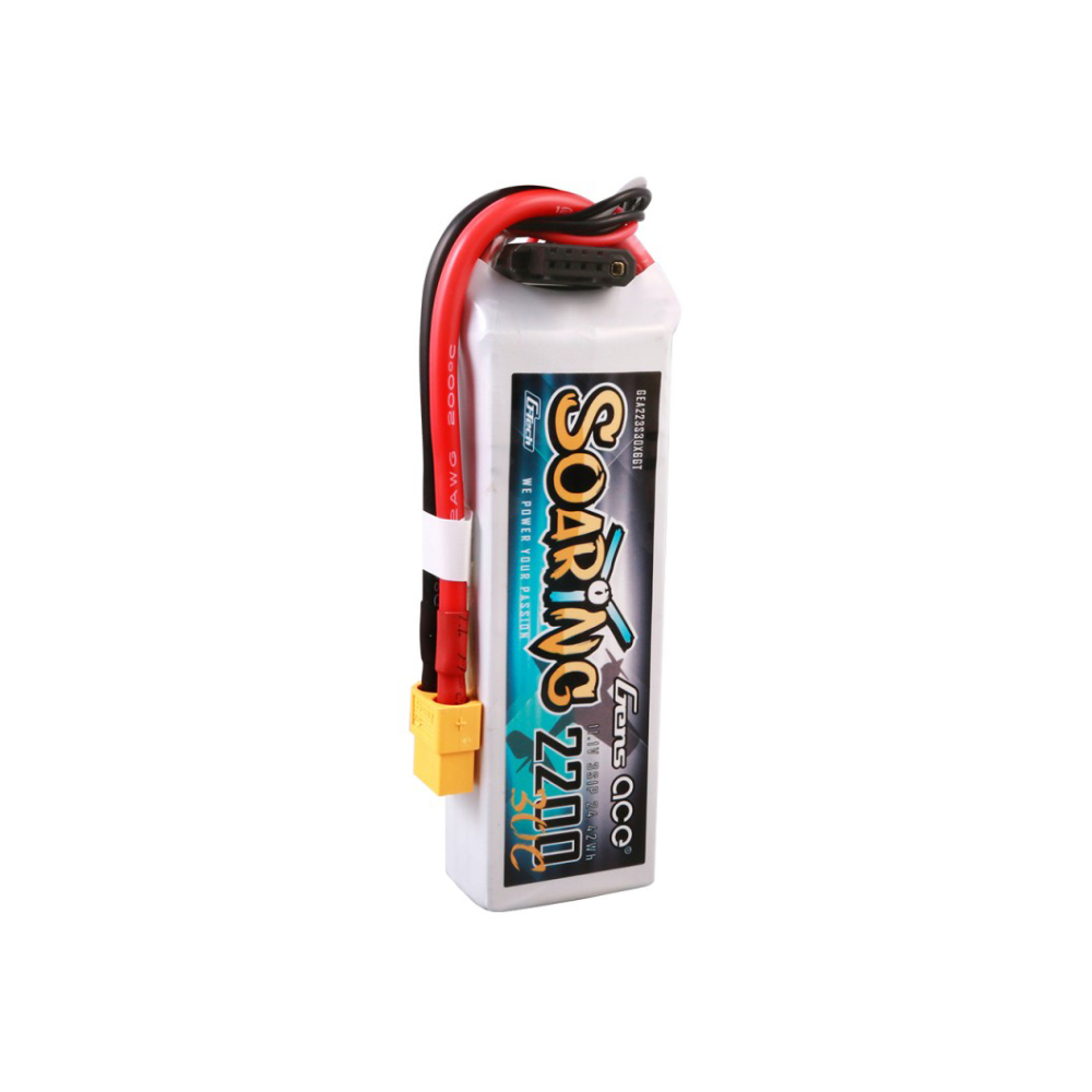 Gens Ace GT3S2200-30x6 Li-Po G-Tech 3S 11.1V 2200mAh 30C Soaring with XT60 - Image 3