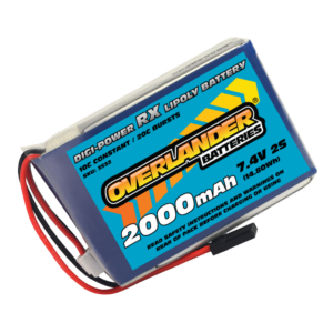 Overlander 3532 2000mAh 7.4V 2S Digi-Power LiPo Battery