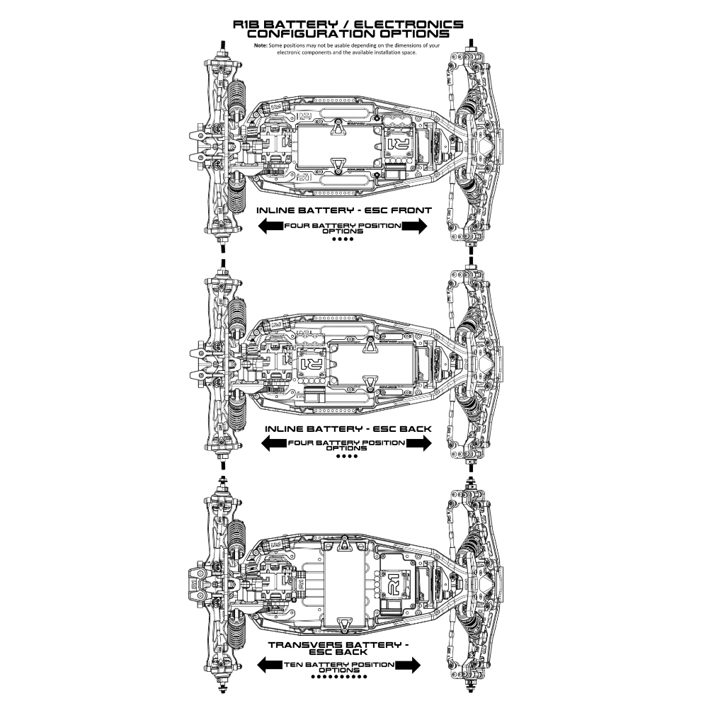 R1 Wurks 920001 R1B Mark1 Carpet Spec – 1/10th Scale 2WD Competition Off-Road Buggy Kit - Image 28