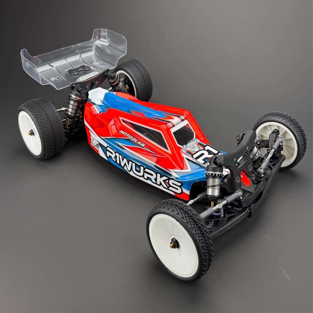 R1 Wurks 920001 R1B Mark1 Carpet Spec – 1/10th Scale 2WD Competition Off-Road Buggy Kit - Image 3