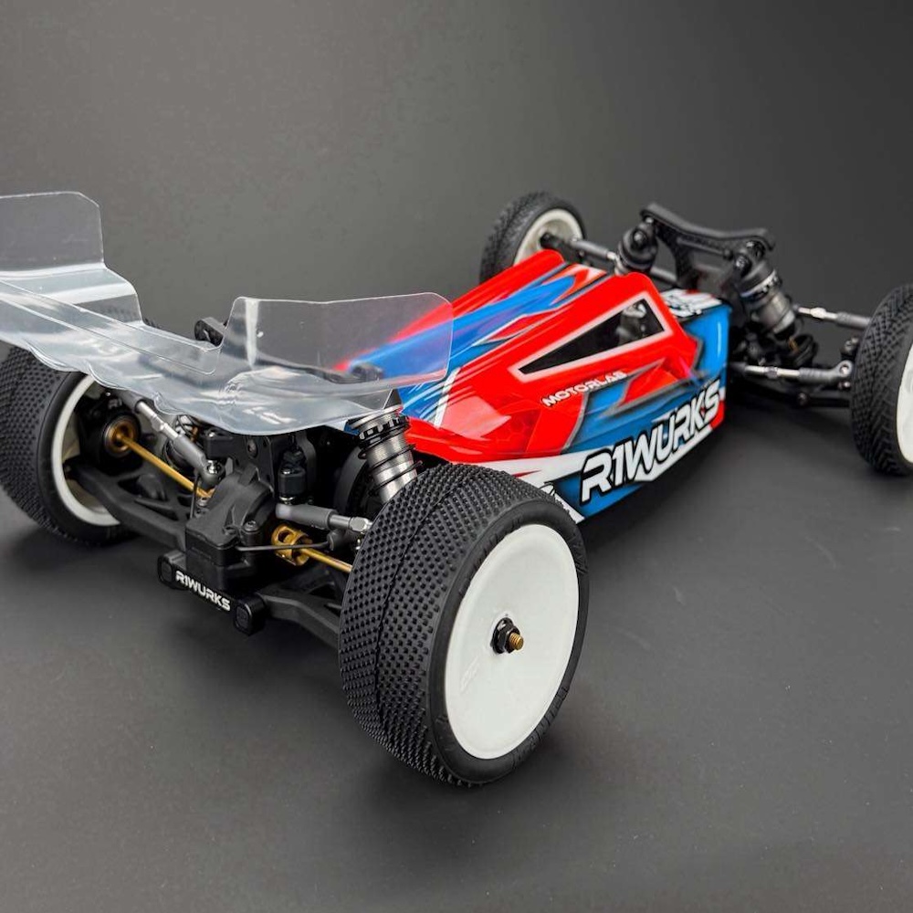 R1 Wurks 920001 R1B Mark1 Carpet Spec – 1/10th Scale 2WD Competition Off-Road Buggy Kit - Image 4