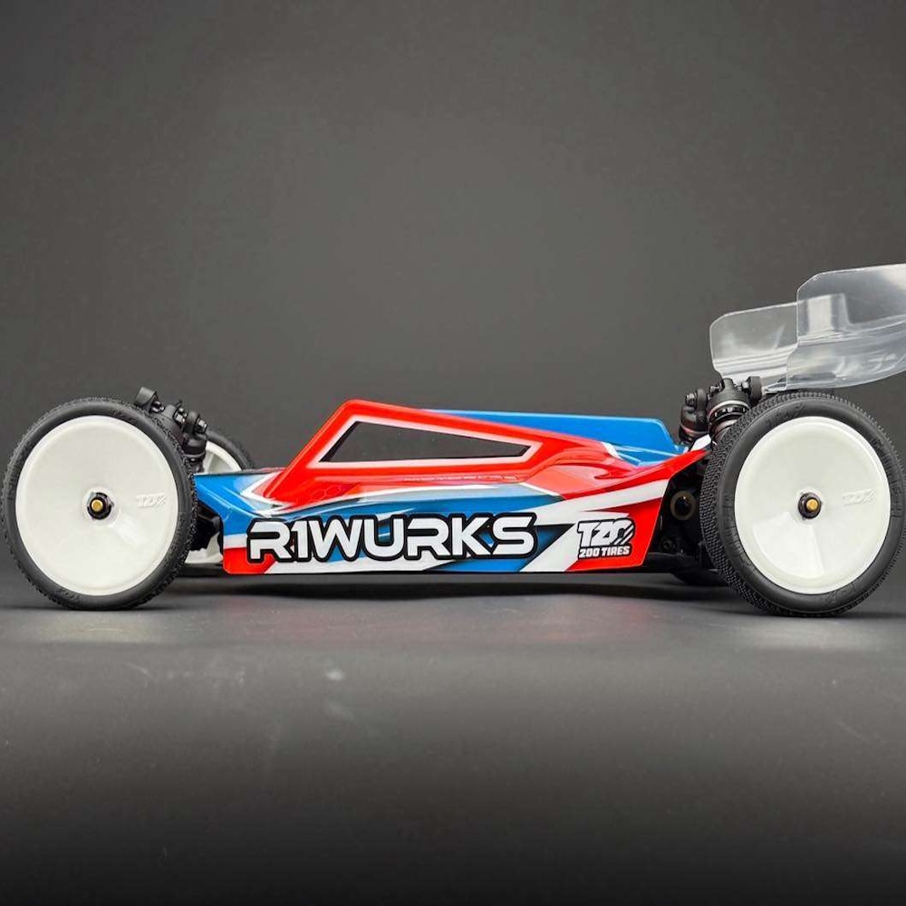 R1 Wurks 920001 R1B Mark1 Carpet Spec – 1/10th Scale 2WD Competition Off-Road Buggy Kit - Image 5