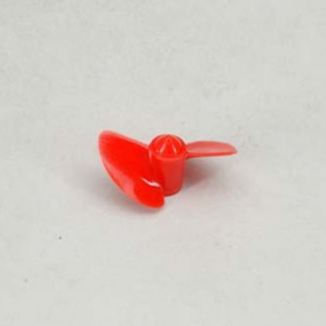 Radio Active RCA3015 2 Bladed 45mm Waterscrew Red Nylon M5 LH