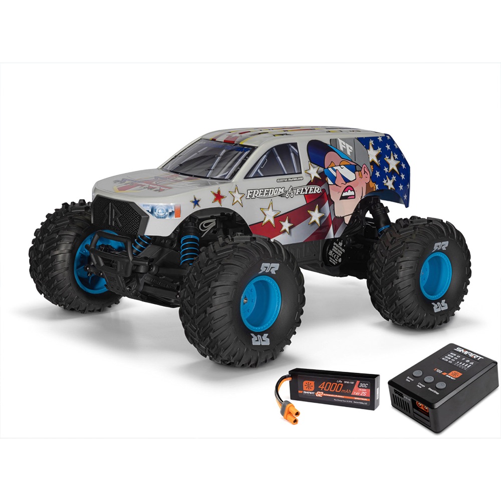 ARRMA ARA3530SFFT1 1/10 FREEDOM FLYER 223S 2WD RTR Brushless Monster Truck (Battery & Charger Included)