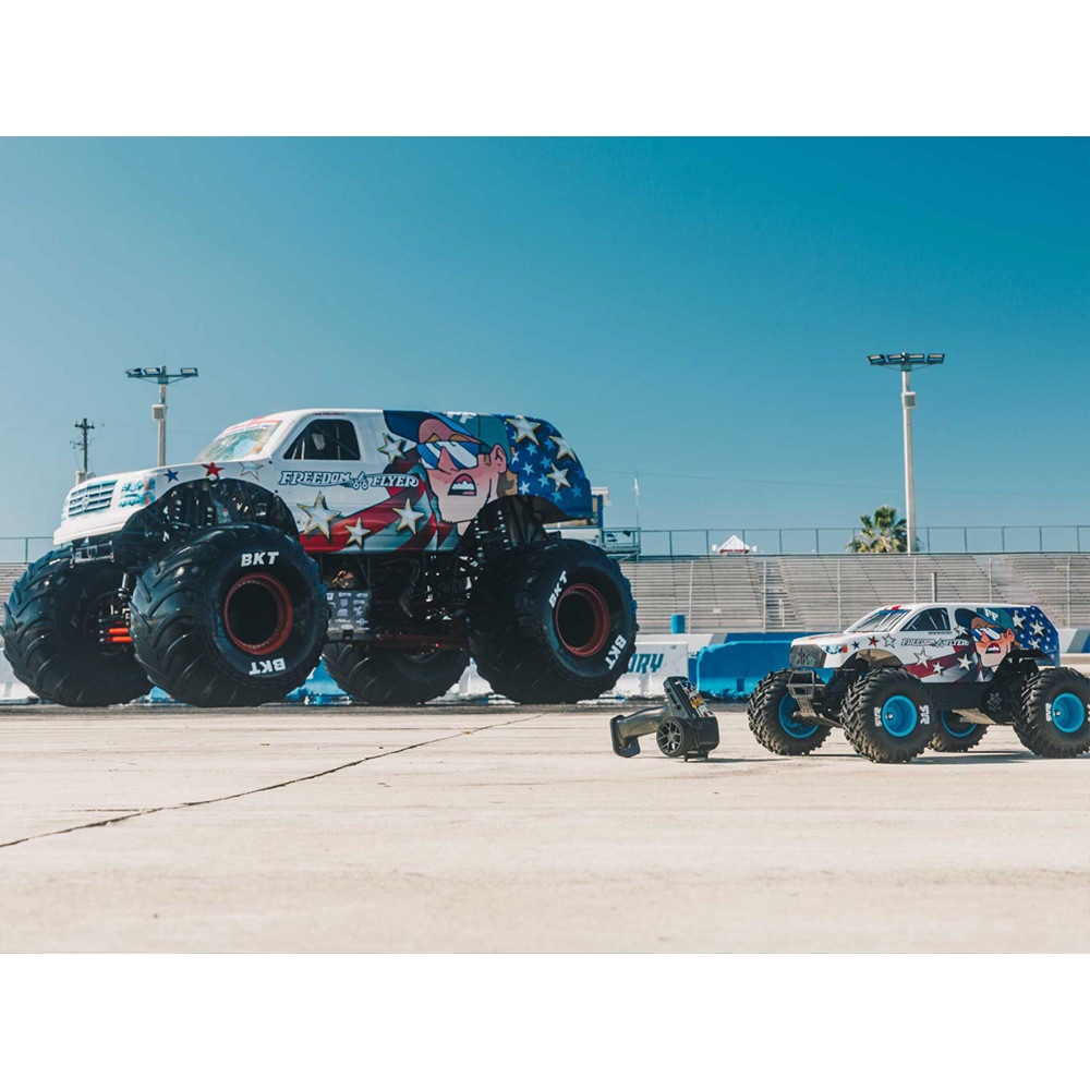 ARRMA ARA3530SFFT1 1/10 FREEDOM FLYER 223S 2WD RTR Brushless Monster Truck (Battery & Charger Included) - Image 13