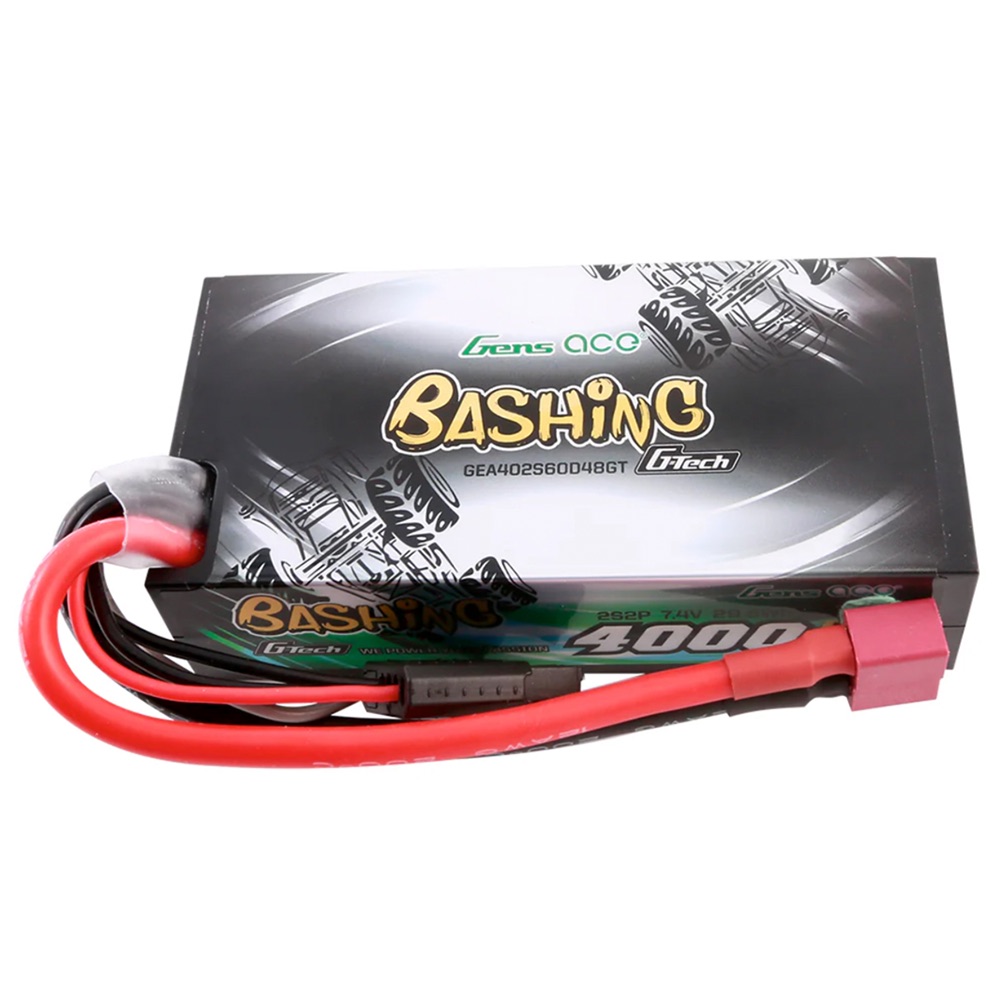 Gens Ace GTC2S2P4000-60T Li-Po G-Tech Car Hard Case 2S2P 7.4V 4000mAh 60C Shor T-Type - Image 4