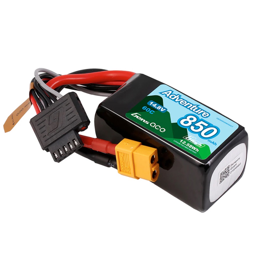 Gens Ace GTC4S850-60X6 Li-Po Car G-Tech 4S 14.8V 850mAh 60C Crawling with XT60 - Image 5