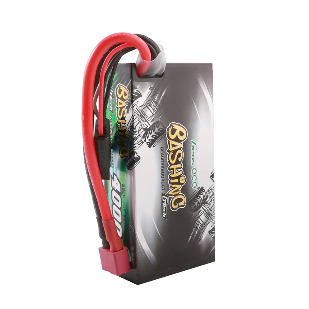 Gens Ace GTC2S2P4000-60T Li-Po G-Tech Car Hard Case 2S2P 7.4V 4000mAh 60C Shor T-Type - Image 3