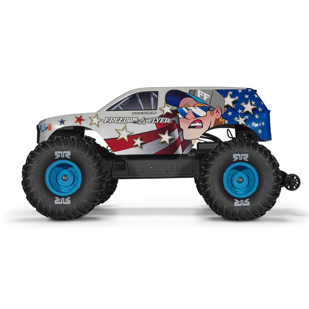 ARRMA ARA3530SFFT1 1/10 FREEDOM FLYER 223S 2WD RTR Brushless Monster Truck (Battery & Charger Included) - Image 4