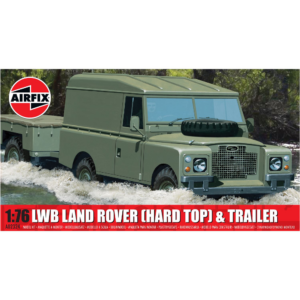 Airfix A02324 British LWB Landrover Hard Top & Trailer (1:76 Scale)