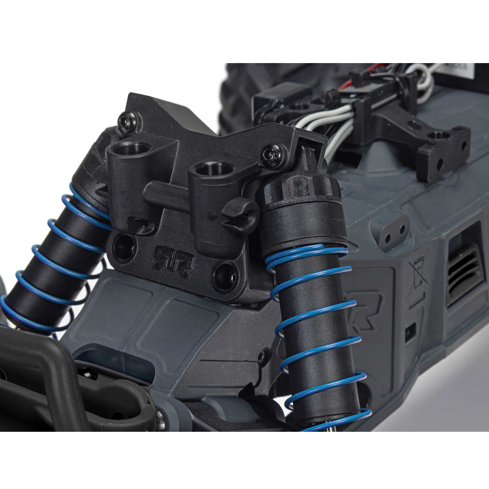 ARRMA ARA3530T1 1/10 GORGON 223S 2WD RTR Monster Truck, Blue/Black - Image 16