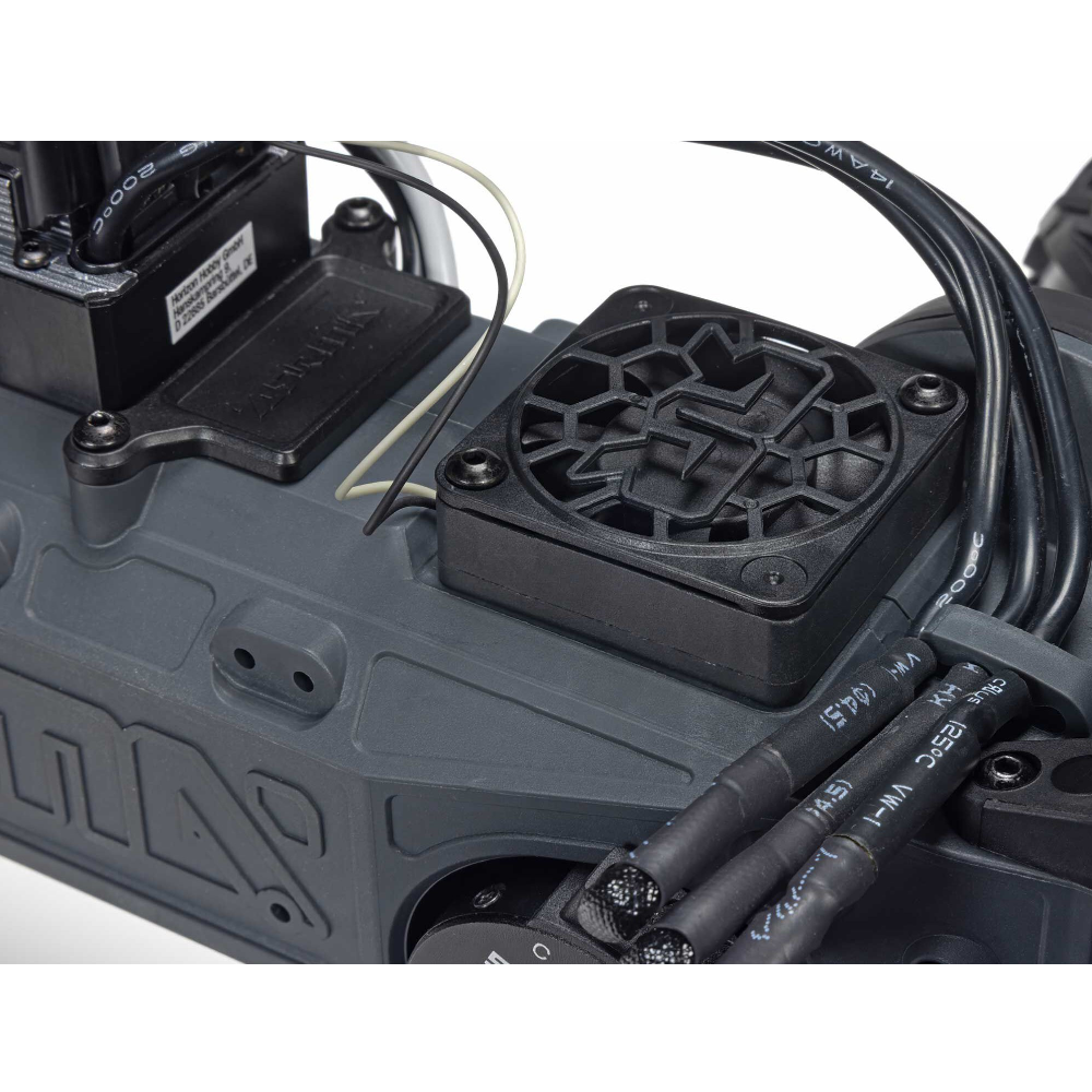 ARRMA ARA3530T1 1/10 GORGON 223S 2WD RTR Monster Truck, Blue/Black - Image 17
