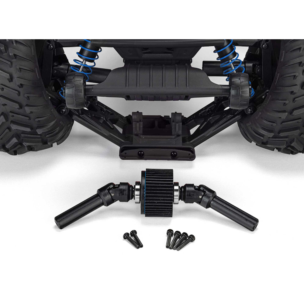 ARRMA ARA3530T1 1/10 GORGON 223S 2WD RTR Monster Truck, Blue/Black - Image 21