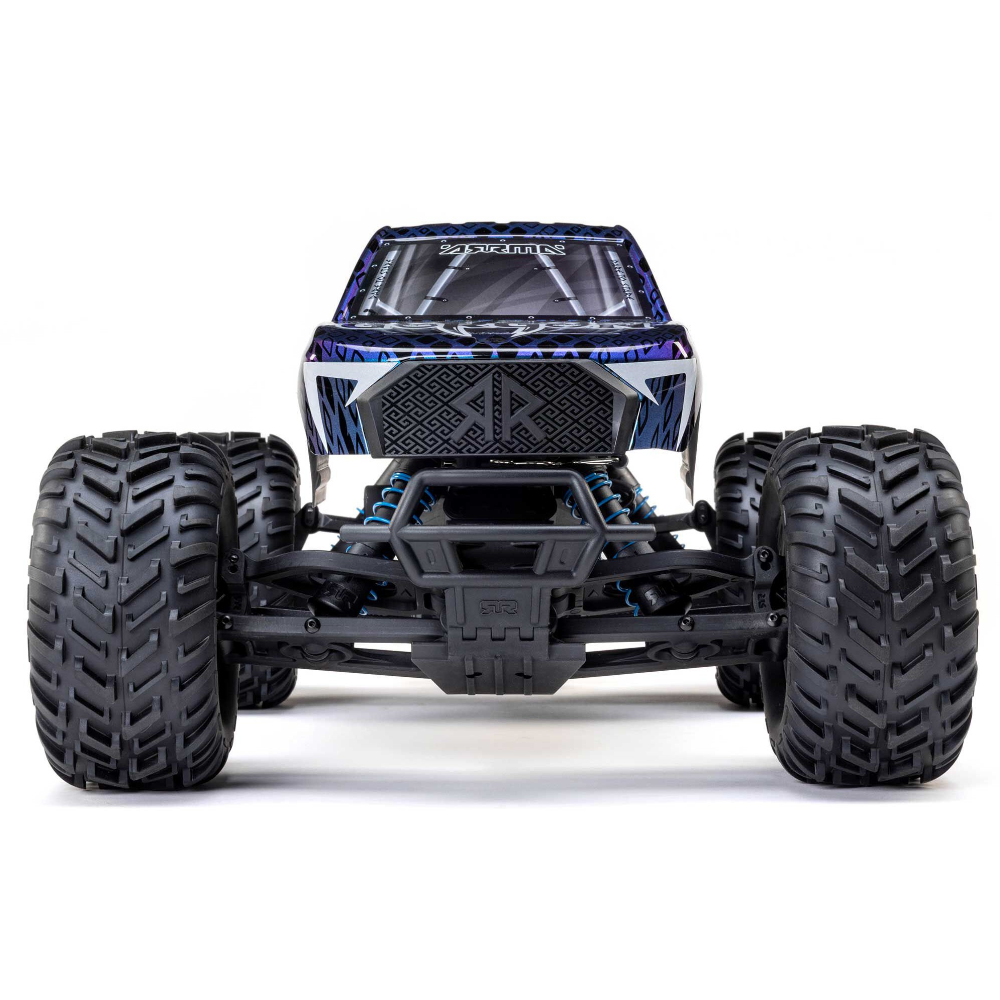 ARRMA ARA3530T1 1/10 GORGON 223S 2WD RTR Monster Truck, Blue/Black - Image 6