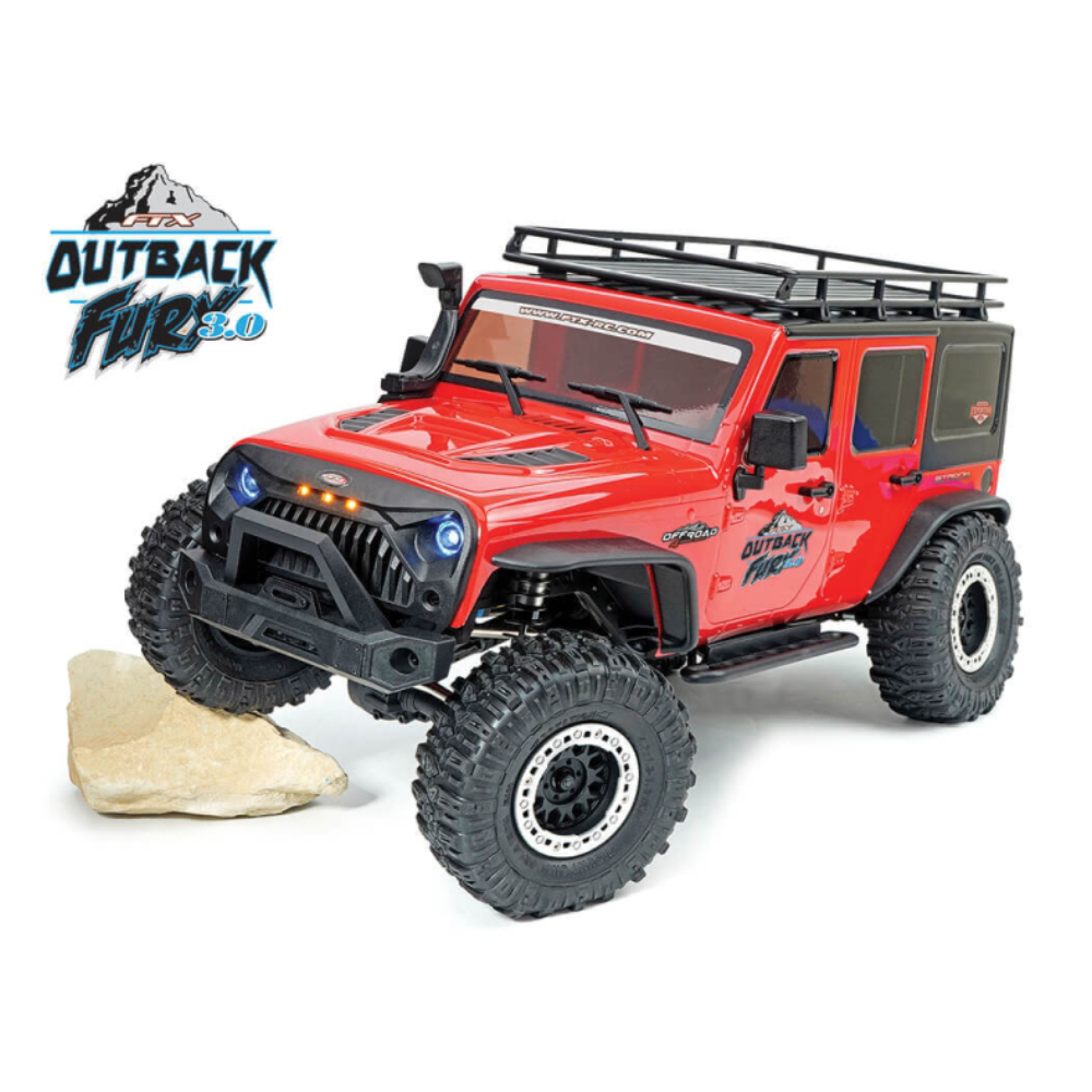 FTX FTX5578V3R Outback Fury 3.0 4x4 RTR Trail Crawler Red - Image 2