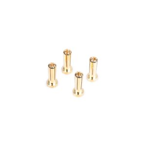 LRP LRP499306 5mm Gold Connectors - 18mm Length (4 PCS)