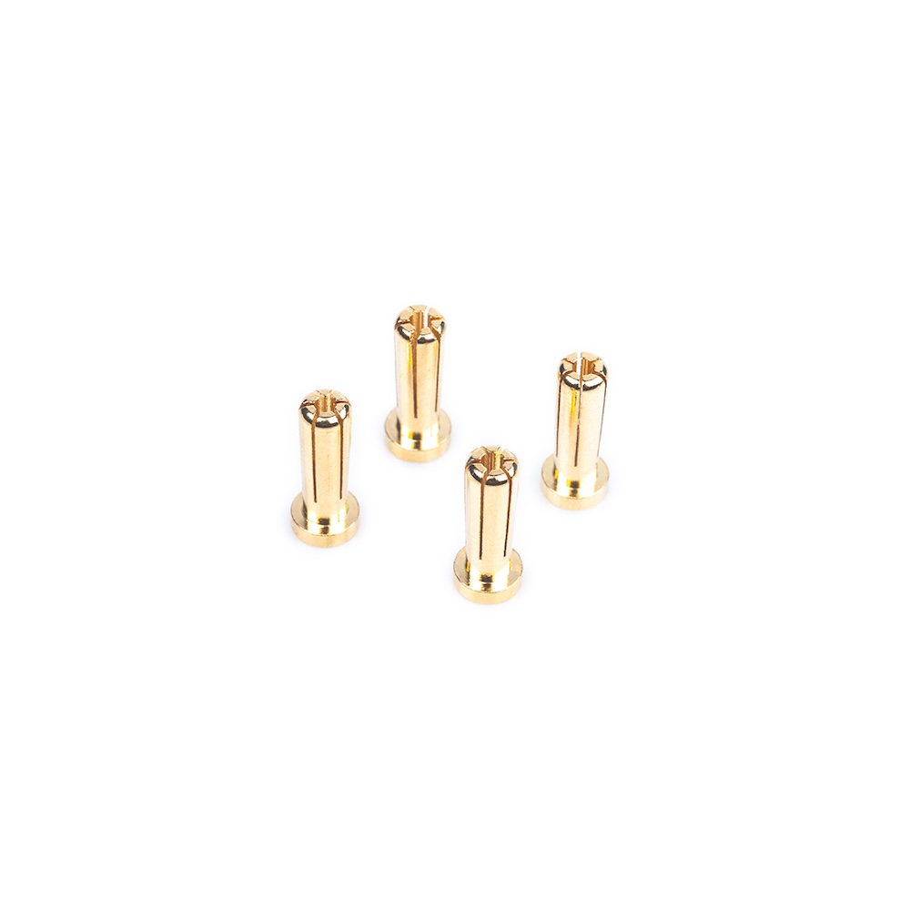 LRP LRP499306 5mm Gold Connectors - 18mm Length (4 PCS)