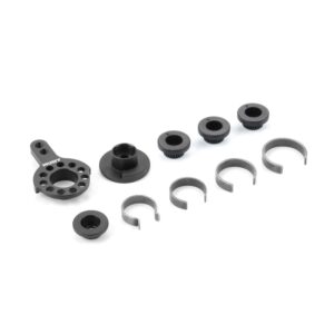 Hudy DY293352 ALU FIXED SERVO SAVER 1/10 TC & FWD - SET