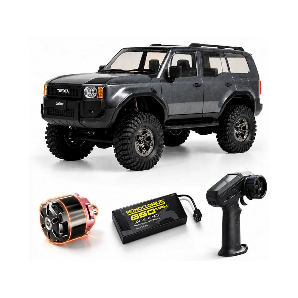 UDI UCX1802PROG RC UCX18 TOYOTA PRADO 1/18 CRAWLER RTR BRUSHLESS - GREY - Image 3