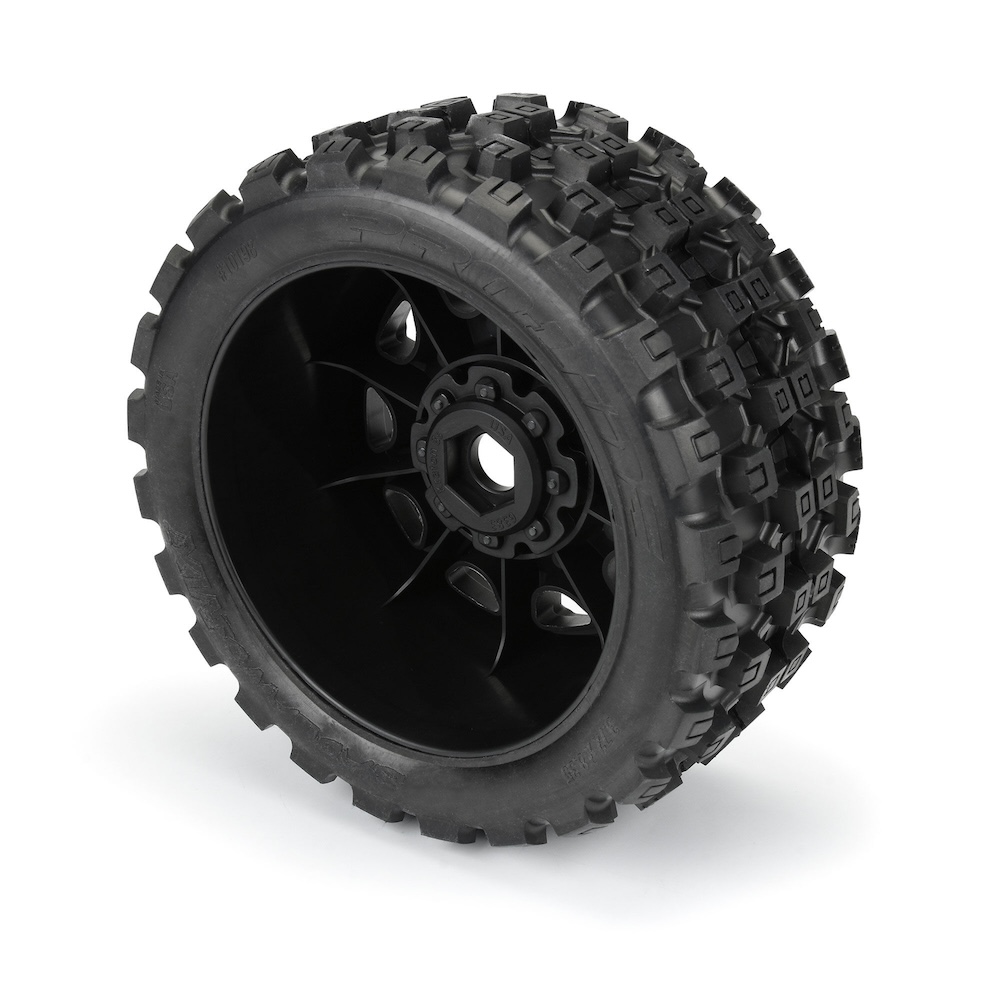 Proline PRO10198-11 1/6 Badlands MX57 Front/Rear 5.7" Tires Mounted on Raid 8x48 - Image 4