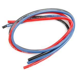Core RC CR115 12AWG Silicone Wire - Red-Black-Blue (3x50cm)