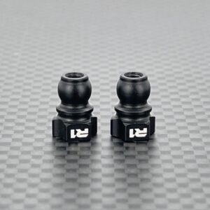 R1 Wurks R1W-900088-8 Black 7075 T6 Aluminium Shock Stand Offs – 8mm – PR (AE B7)