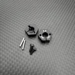 R1 Wurks R1W-920182 Black 7075 T6 Aluminium Clamping Wheel Hex – 5.0MM – PR (R1B)
